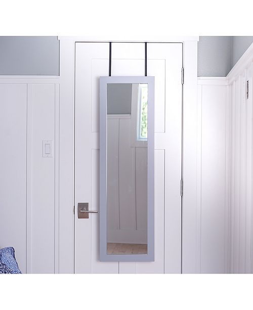 Over The Door Jewelry Organizer With Mirror