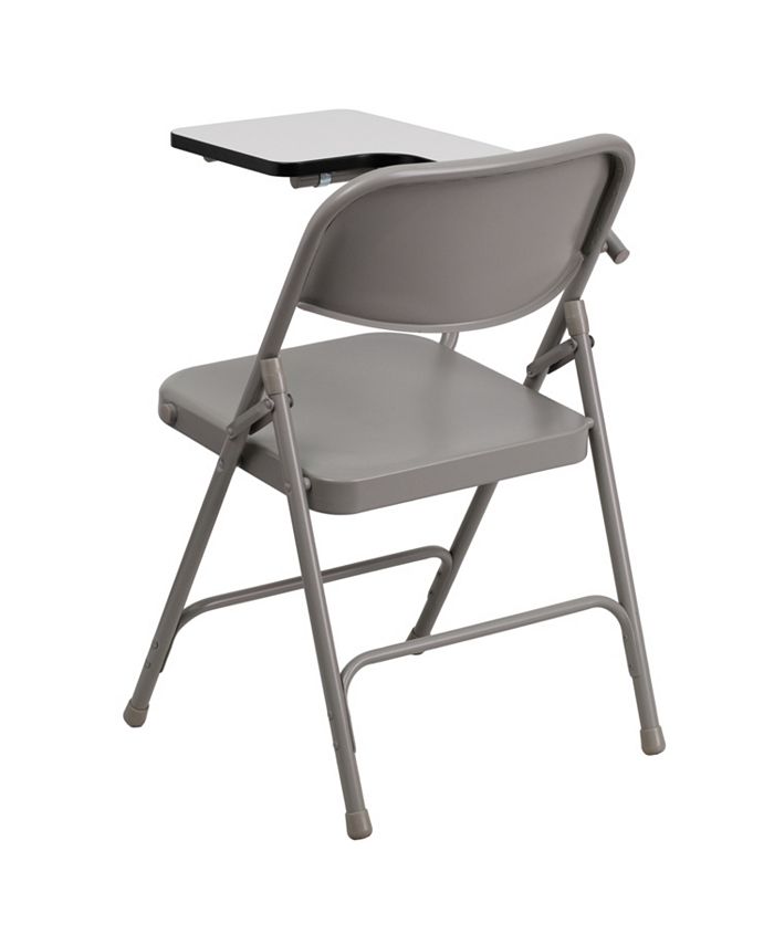 Flash Furniture Premium Steel Folding Chair With Right Handed Tablet