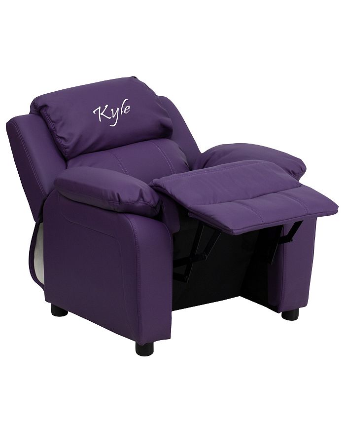 Flash Furniture - Kid's Recliner - Purple main image 1