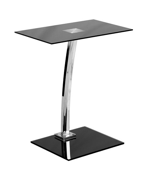 Flash Furniture Laptop Computer Desk With Silk Black Tempered