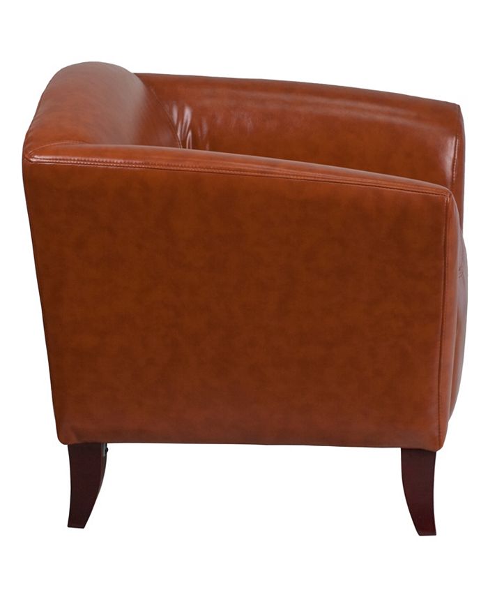 Flash Furniture Hercules Imperial Series Cognac Leather Chair & Reviews ...