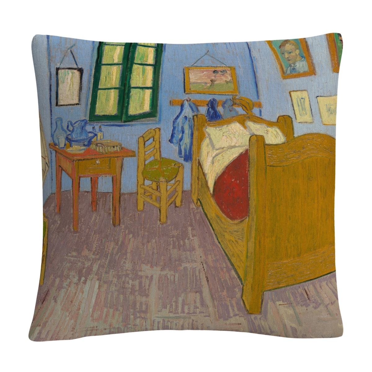 Vincent Van Gogh Bedroom At Arles Decorative Pillow, 16 x 16