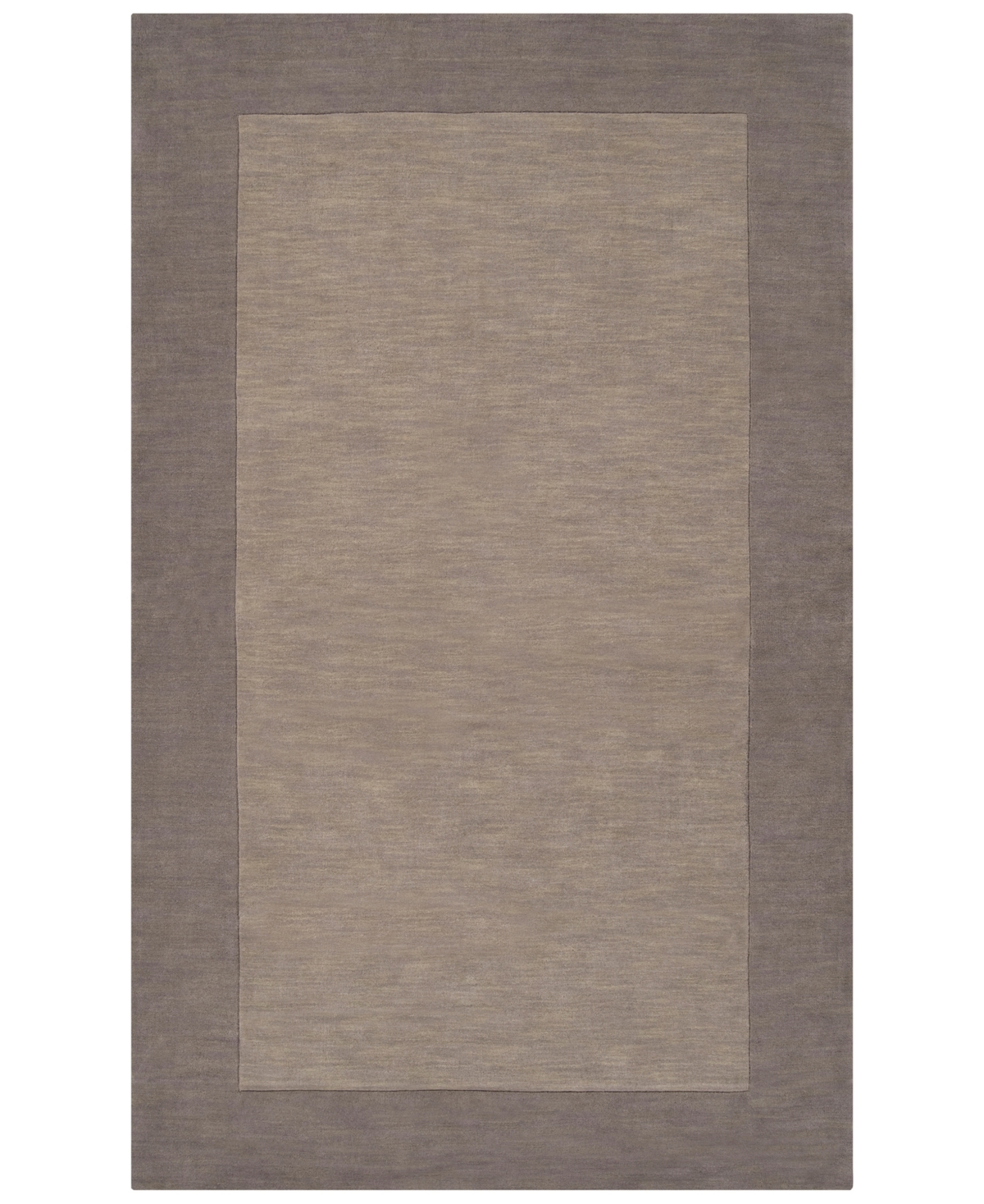 Surya Mystique Area Rug M-312 Lavender Gray Solid Border 12’  x 15’  Rectangle