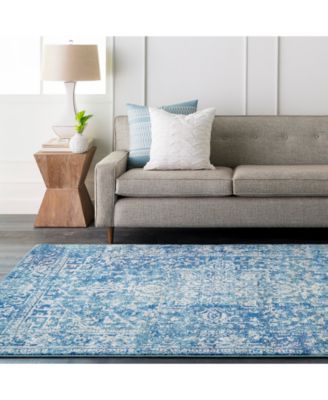 Harput HAP-1023 Teal 7'10" x 10'3" Area Rug