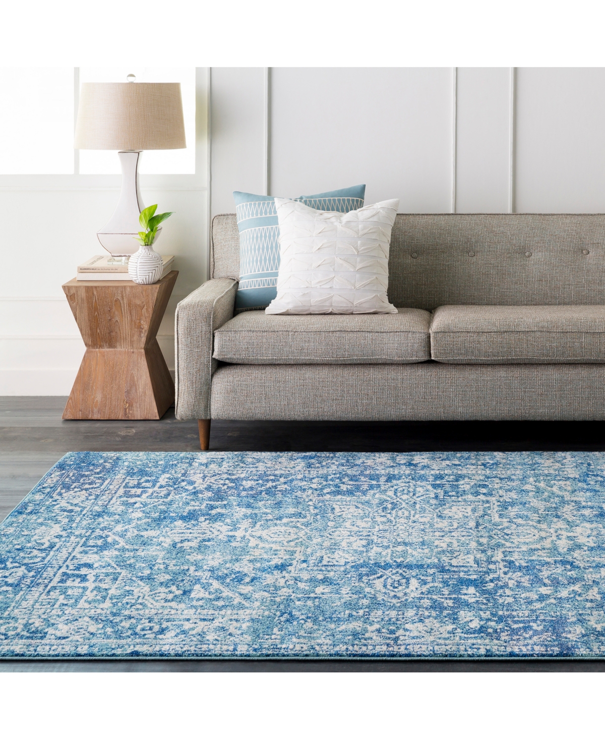 Livabliss Harput Hap-1023 Teal Area Rug