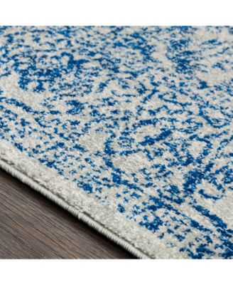 Harput HAP-1030 Dark Blue 2'7" x 7'3" Area Rug
