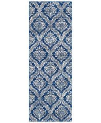 Livabliss - Harput HAP-1032 Dark Blue 2'7" x 7'3" Area Rug