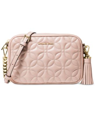 michael kors quilted floral camera bag