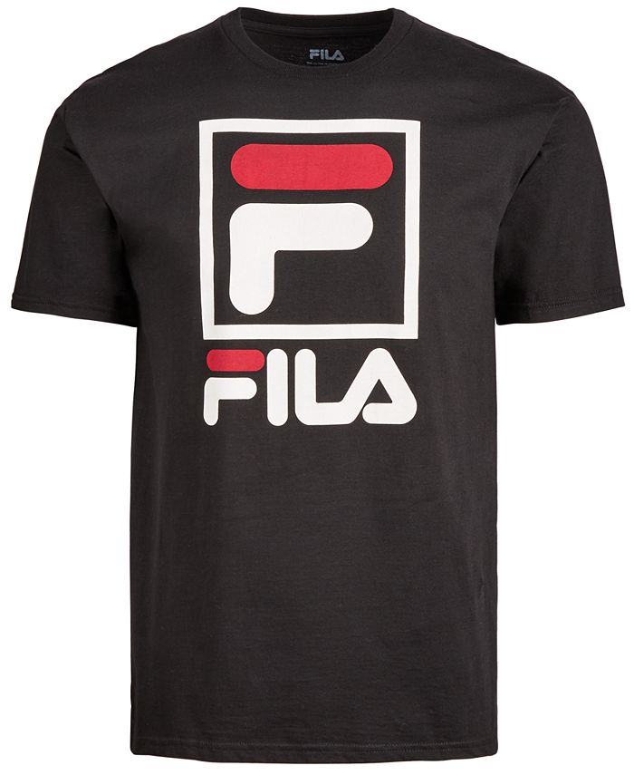 Fila Men's Stacked-Logo T-Shirt & Reviews - T-Shirts - Men - Macy's