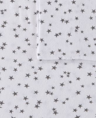 Novelty Printed Flannel 4-Pc. Sheet Set, Queen