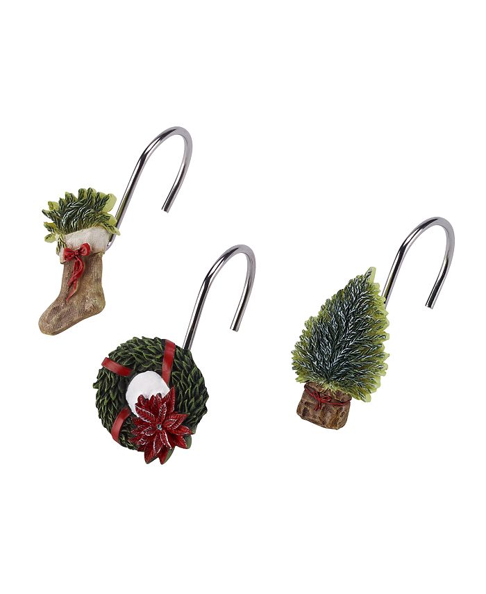 Avanti CLOSEOUT! Farmhouse Holiday Shower Hooks Macy's