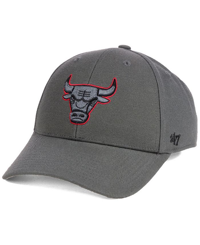 '47 Brand Chicago Bulls Charcoal Pop MVP Cap - Macy's