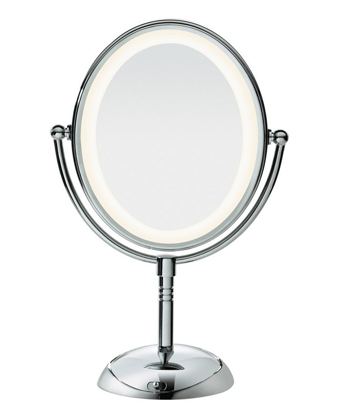 Conair - Oval LED Lifetime Lighting Double-Sided Mirror