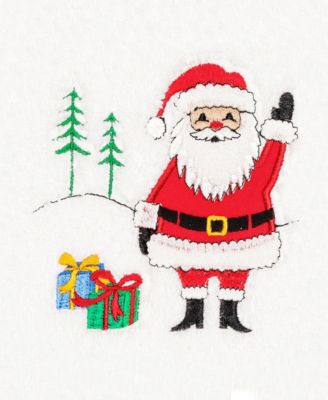 Christmas Santa Waving 100% Turkish Cotton Hand Towel