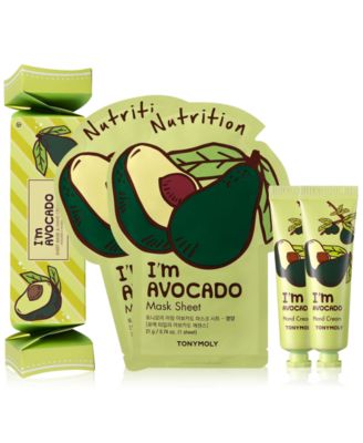 TONYMOLY - 4-Pc. I'm Avocado Sheet Mask & Hand Cream Set