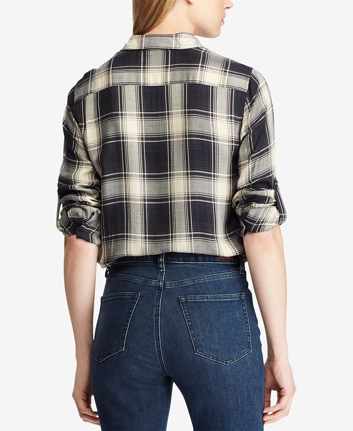 Lauren Ralph Lauren Plaid Twill Shirt Macy's