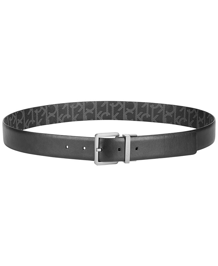 Calvin Klein Reversible Signature Leather Belt & Reviews - Handbags ...
