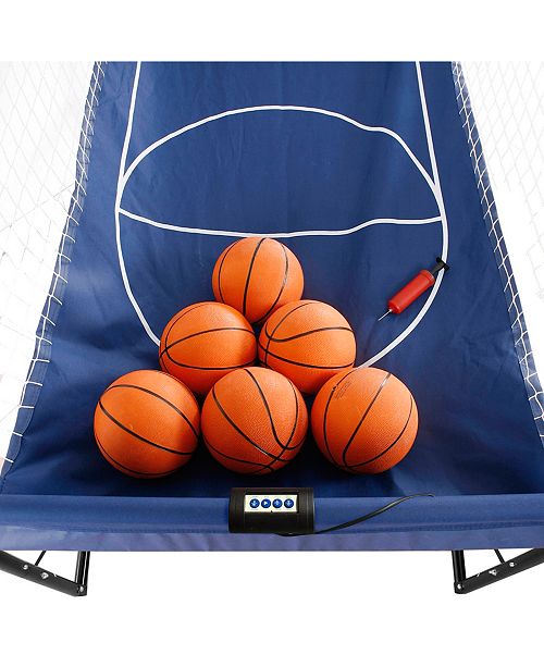 Blue Wave Hoops Dual Basketball Arcade Game With Electronic Digital Scoring Reviews Home Macy S