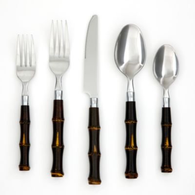 Bamboo 20-Piece Flatware Set, Service for 4