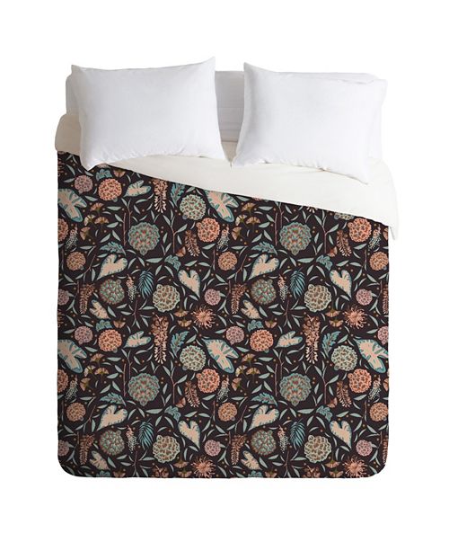 Deny Designs Holli Zollinger Night Blossom Queen Duvet Set