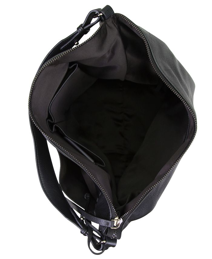 T Tahari Skyler Leather Whipstitch Bucket Bag - Macy's