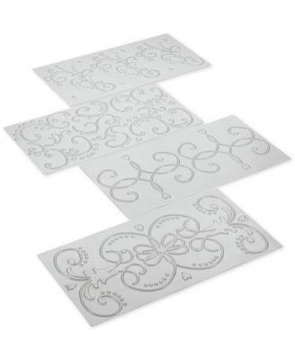 Cake Boss - 4-Pc. Classic Fondant Imprint Mat Set