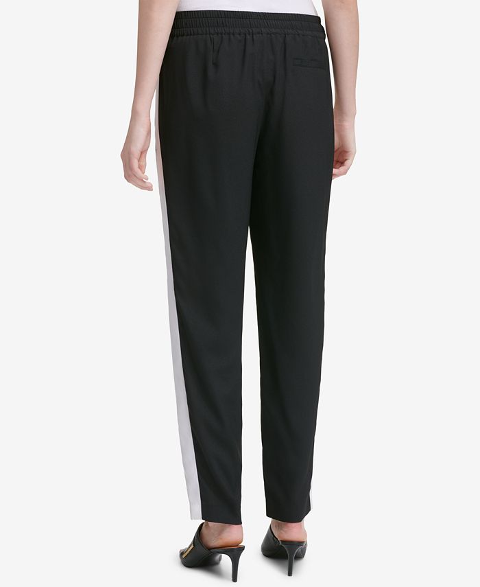 calvin klein side stripe pants
