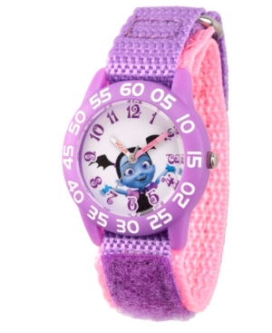 Disney Vampirina Girls' Purple Plastic Time Teacher Watch
