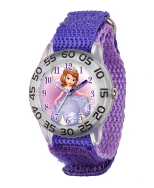 Disney Sofia Girls' Plastic Time Teacher Watch