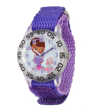 Disney Doc McStuffins Girls' Plastic Time Teacher Watch