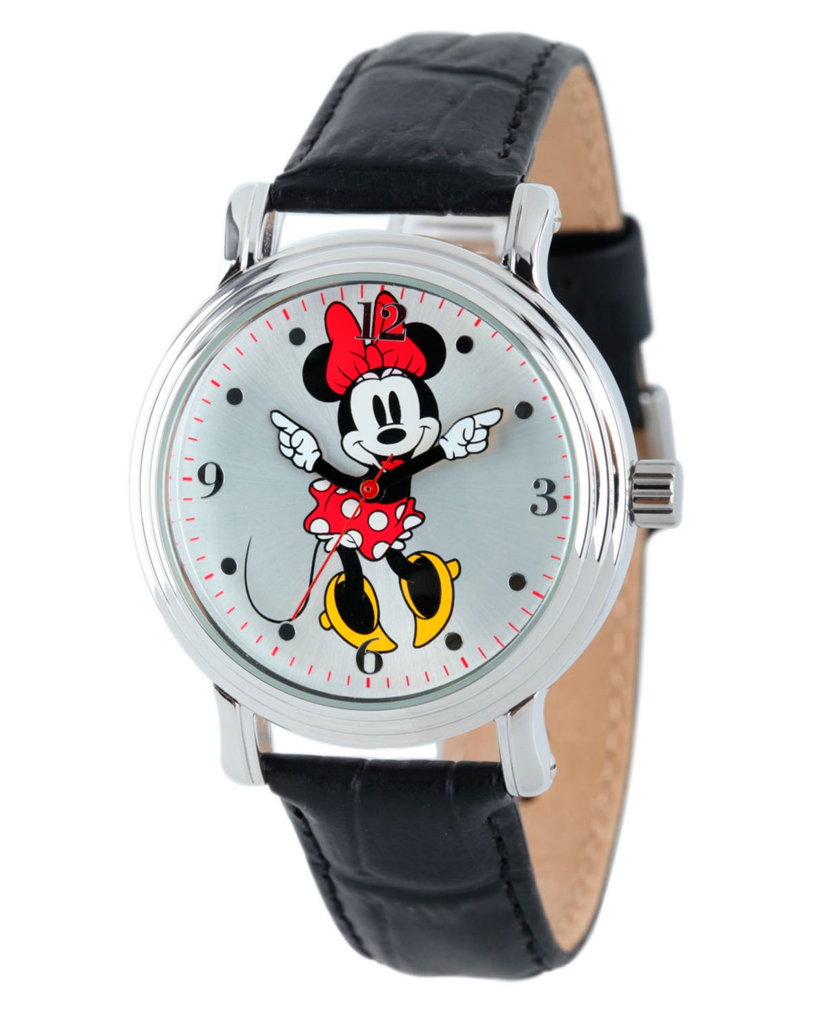 Ewatchfactory Disney Minnie Mouse Women's Shinny Silver Vintage Alloy Watch