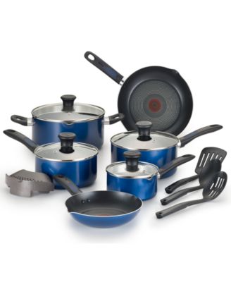 T-Fal - Cook-N-Strain 14-Pc. Non-Stick Cookware Set