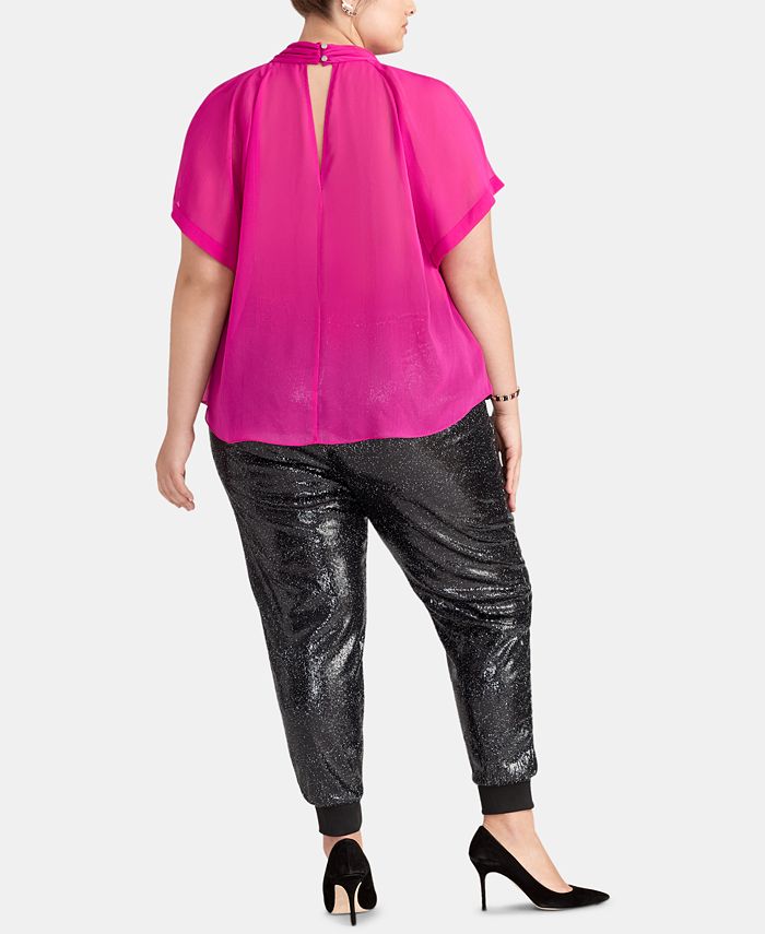 sequin jogger pants plus size