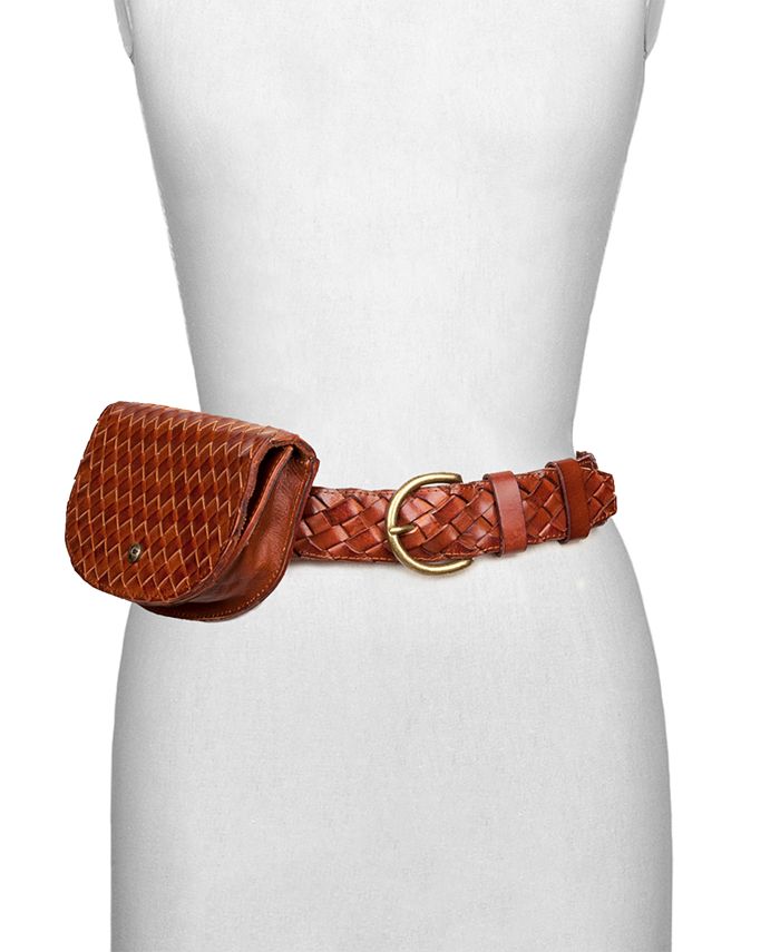Patricia Nash Ponticelli Woven Leather Belt Bag - Macy's