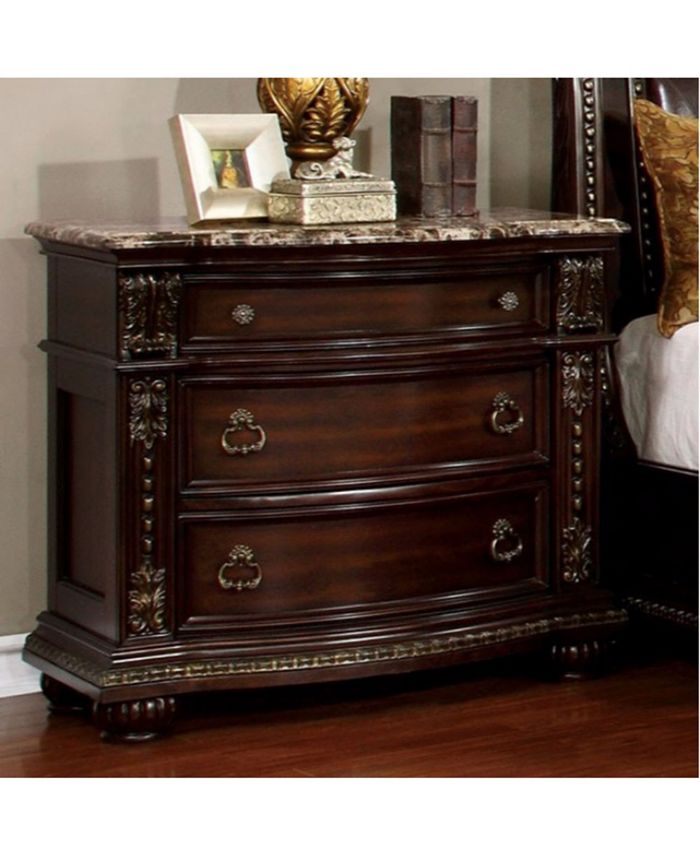 Benzara Traditional Style Night Stand, Brown Cherry Macy's