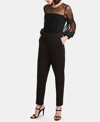 French Connection Paulette Illusion Jumpsuit Macy s