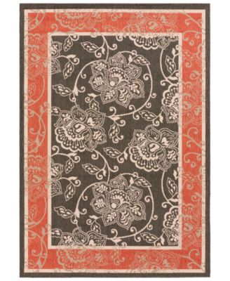 Livabliss - Alfresco ALF-9592 Black 7'6" x 10'9" Area Rug