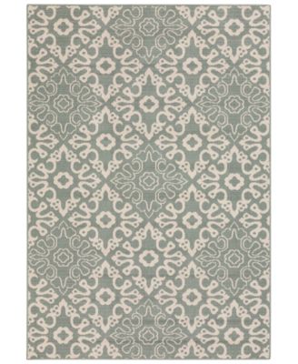 Livabliss - Alfresco ALF-9633 Rust 8'9" Square Area Rug
