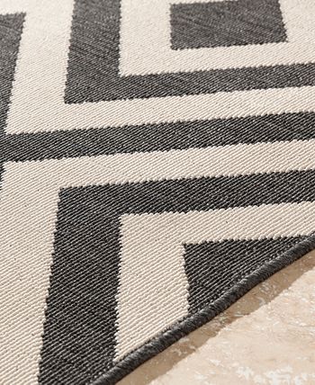 Surya - Alfresco ALF-9639 Black 7'6" x 10'9" Area Rug