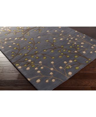 Athena ATH-5125 Navy 3' x 12' Runner Area Rug