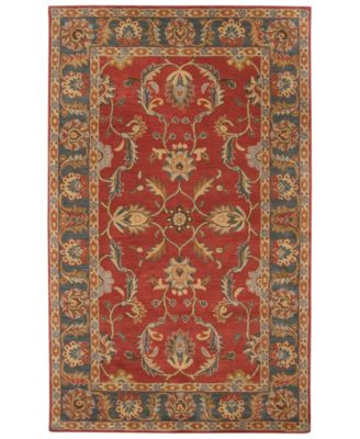 Livabliss - Caesar CAE-1007 Rust 6' x 9' Area Rug