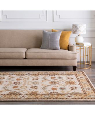 Livabliss Caesar CAE-1010 Khaki 3' x 12' Runner Area Rug