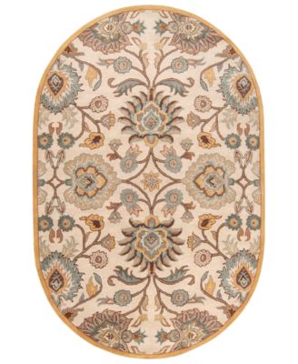 Livabliss - Caesar CAE-1012 Medium Gray 8' x 10' Oval Area Rug