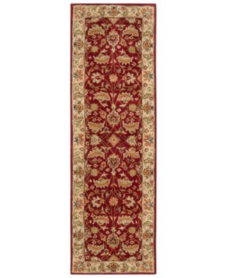 Livabliss Caesar CAE-1022 Dark Red 2'6" x 8' Runner Area Rug