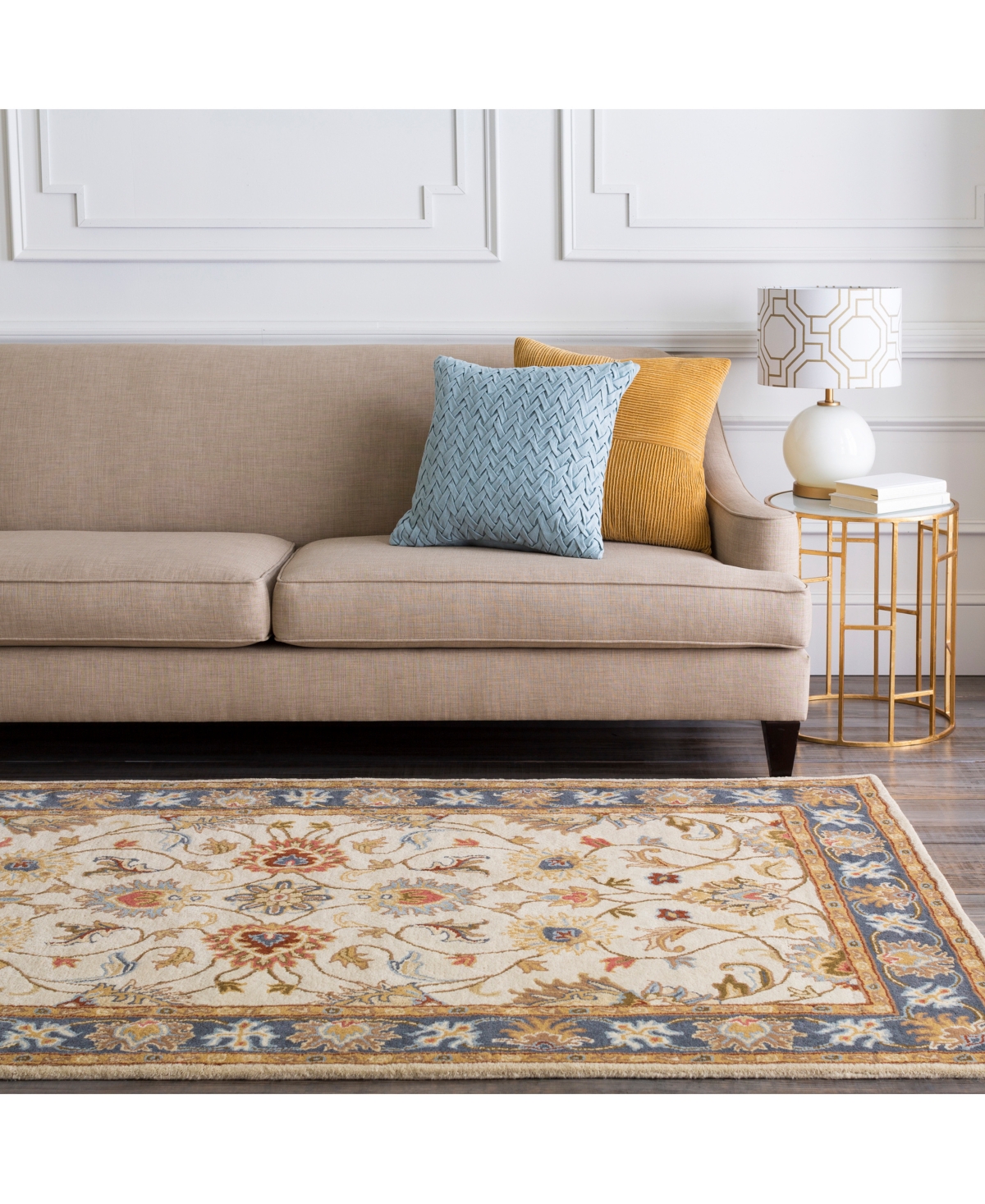Livabliss Caesar Cae-1125Area Rug - Bright Yellow