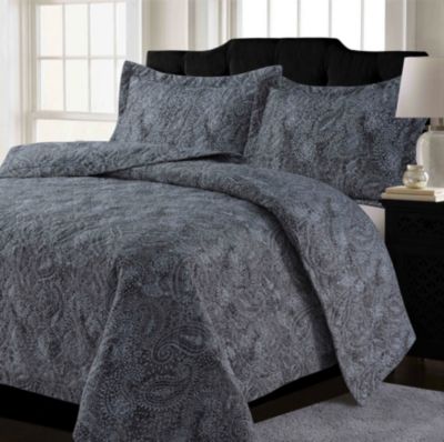 Tribeca Living Camilla Paisley Flanell-Bettlaken Set – Extra Tief, 170 G/m², 100% Baumwolle, Doppelbett, Grün