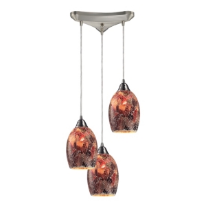 Avalon 3- Light Pendant in Satin Nickel