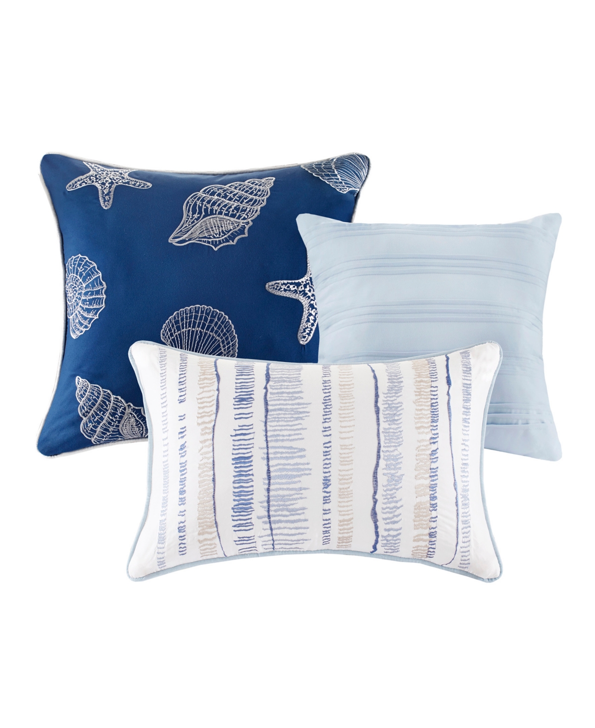 Madison Park Marina Printed 6 Piece Quilt Set,