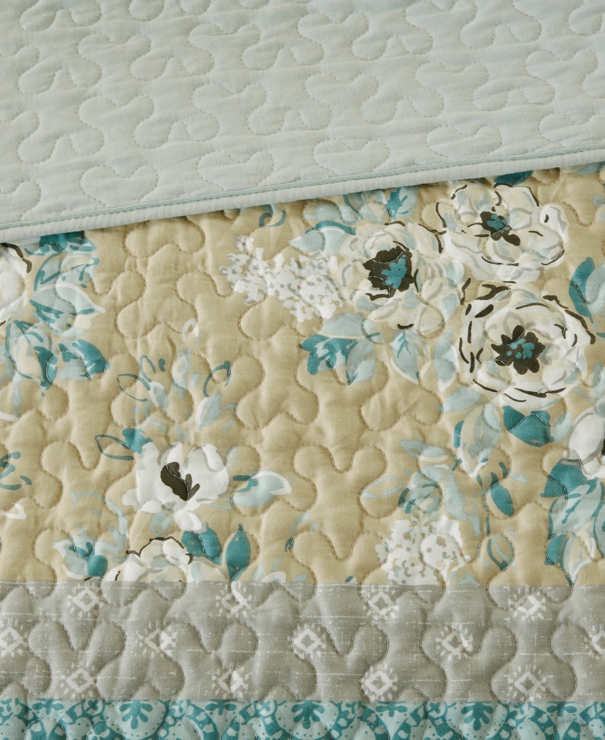 Madison Park Willa Cotton Sateen 6-Pc. Quilt Set, Full/Queen