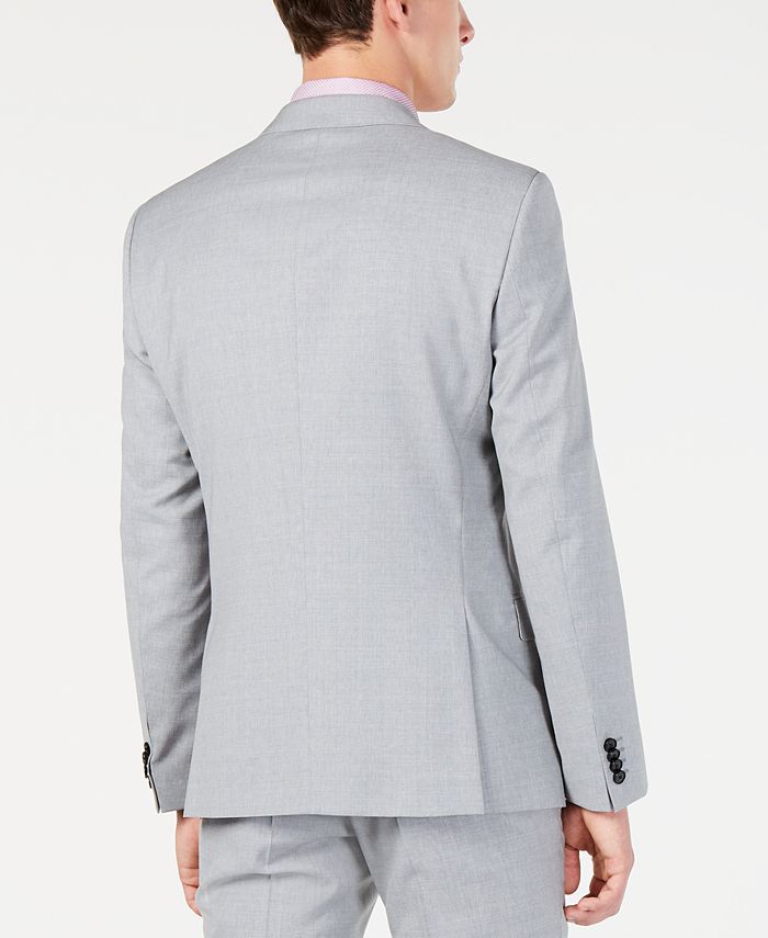 Hugo Boss Men's Modern-Fit Light Gray Sharkskin Suit Separates ...